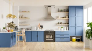 Custom planned cabinets in Massachusetts home