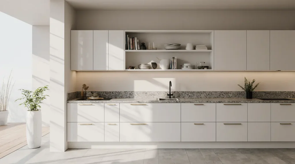 Custom cabinet solutions for modern kitchens and bathrooms, designed for functionality and style.