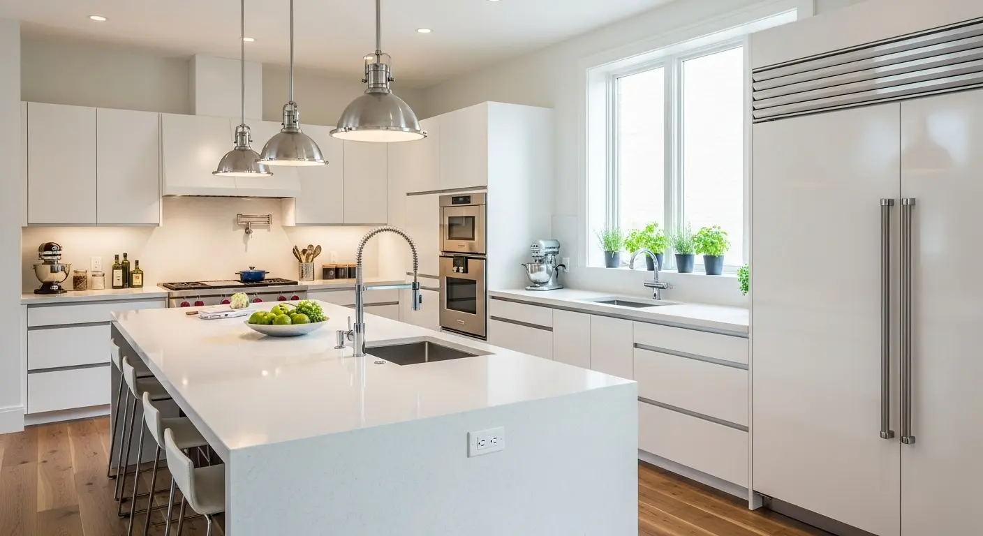 Searching for a modern kitchen remodel near me? Discover how EBM can transform your kitchen with innovative designs, premium finishes, and expert craftsmanship.